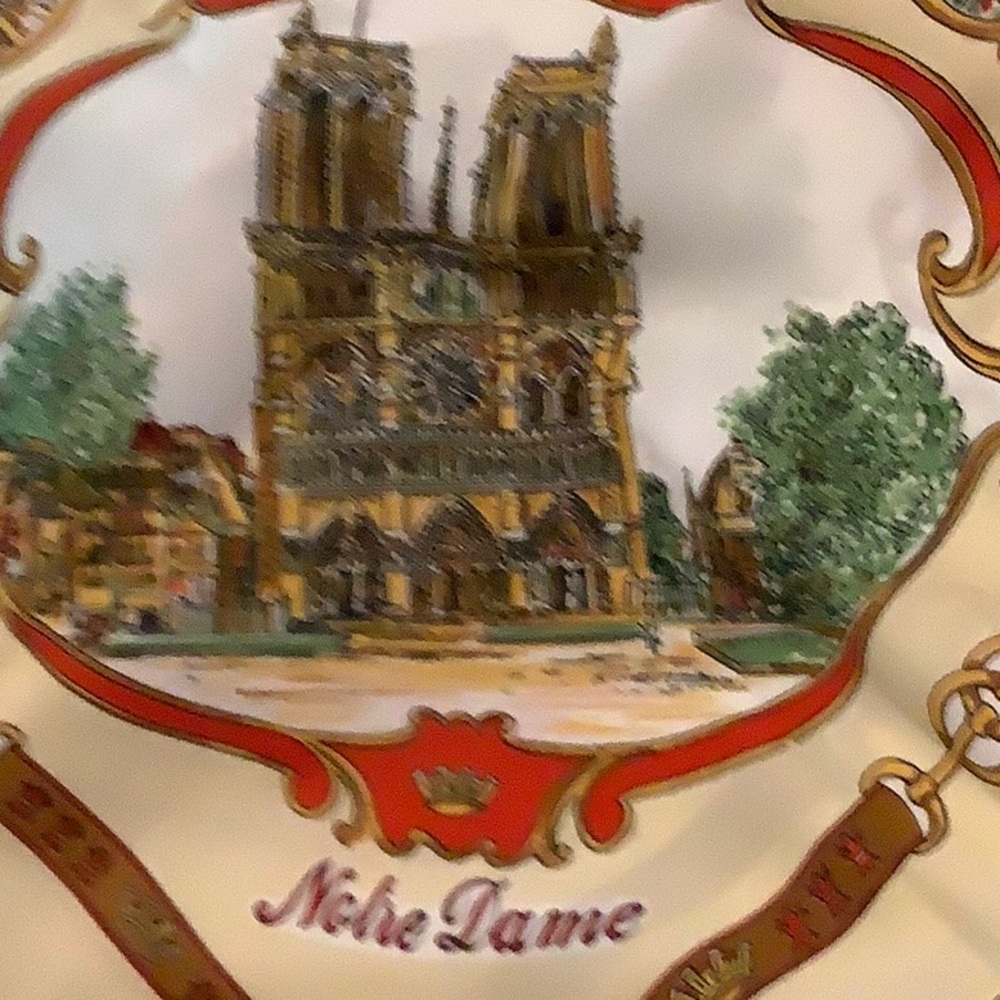 Rare! Paris scarf! Bright colors! - Picture 5 of 5